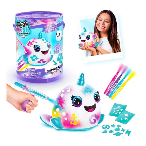 Airbrush Plush Pehmeä pehmolelu purkissa