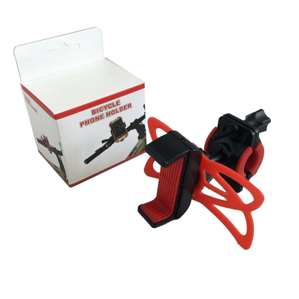 Universel mobilholder til cykel / el-scooter m.m. rød