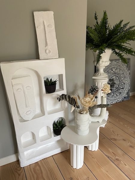 Skæv charme – unik vase i papir