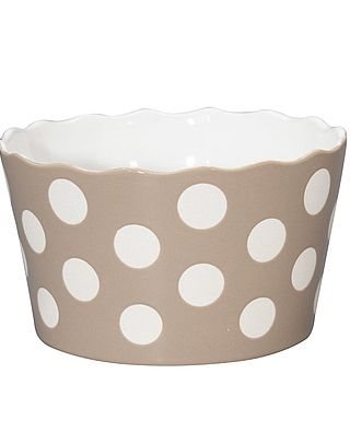Happy Bowl I medium sandfarget med prikker - Før 149,- Happy Bowl I medium sandfarget med prikker - Før 149,-