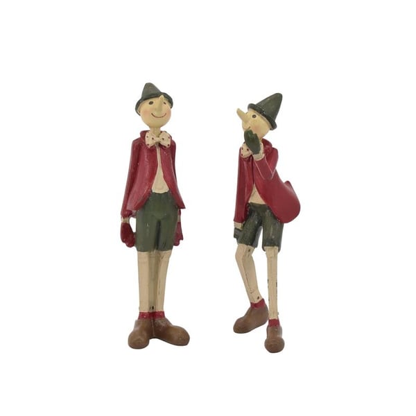 Pinocchiot, seisovat, 2 kpl, lajitelma