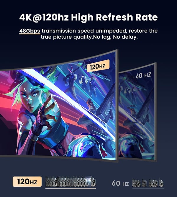 NÖRDIC 8K HDMI 2.1 Splitter 1 til 2 & Ekstraktor Optisk SPDIF & Stereo HDR EDID Dolby Atmos, True HD, Digital Plus, DTS-HD Master