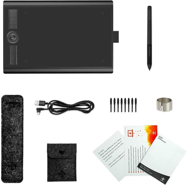 GAOMON M10K Version Pen Tablet - 25,4 x 16,9 cm grafisk tablet med 8192 trykkfølsomhetsnivåer