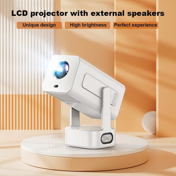 NÖRDIC Projektor 1080P 300ANSI med 2 Karaoke Mikrofoner