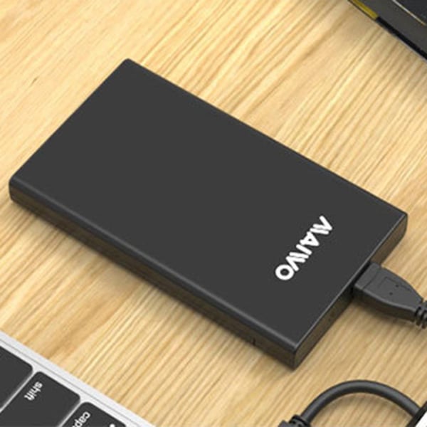 Maiwo K2568 USB 3.1 Gen1 5Gbps Ekstern Storage Cabin for opptil 2 TB 2.5 HDD og SSD 7mm og 9.5mm Støtte for UASP Tool Gratis Installasjon