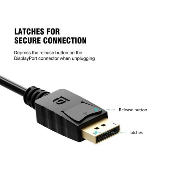 NÖRDIC Adapter DisplayPort 1.2 Mann til HDMI Hona 4K 30Hz Svart