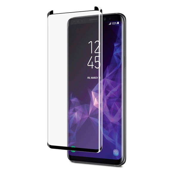NÖRDIC SKS-106 Samsung Galxy S9 + 3D buet glasshendt glass 9h