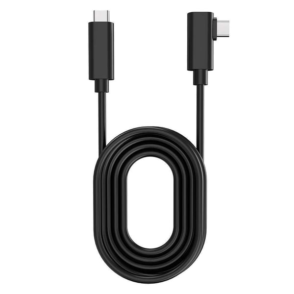 NÖRDIC VR Link -kaapeli 3 m USB3.2 Gen1 USB-C - C 5 Gbps 3A nopea lataus Oculus Quest 2 Super Speed ​​​​USB Link -kaapeli