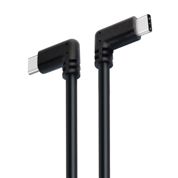 NÖRDIC 50cm 10Gbps 5A Power Delivery PD100W Emarker USB3.2 Gen2 USB-C to C pikalatauskaapelilla