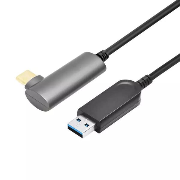 NÖRDIC aktiv AOC Fiber 5m USB-C til USB-A VR Link-kabel for Oculus Quest 2 USB3.2 Gen2 10 Gbps Super Speed ​​​​VR Link-kabel