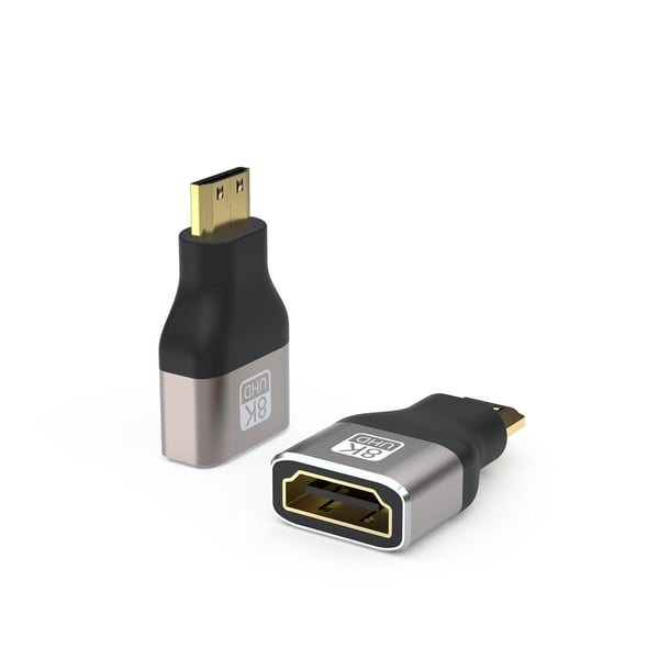 NÖRDIC HDMI 8K -sovitin HDMI naaras - Mini HDMI uros