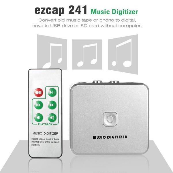 Ezcap Music Digitizer analog til digital lyd