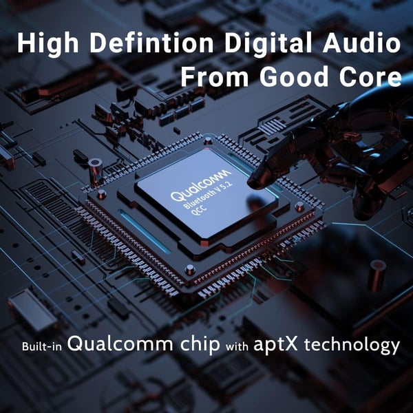 NÖRDIC USB-A Bluetooth 5.2 Qualcomm aptX adaptiv aptX LL aptX HD 24bit 96Khz lydadapter