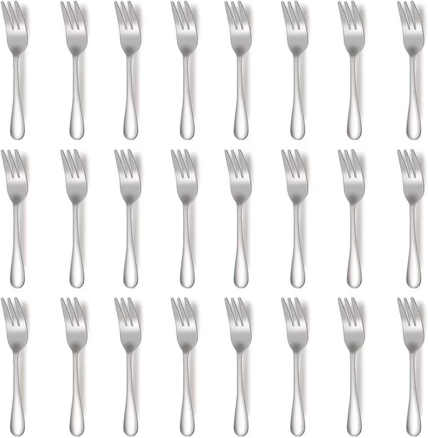 Dessertgaffel Rostfritt Stål 24-pack QUCHER