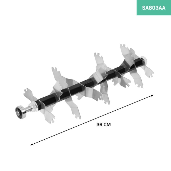 VONROC Mosrive - 36cm  | Til vertikalskære - plænelufter - mosfjerner - SA502AC
