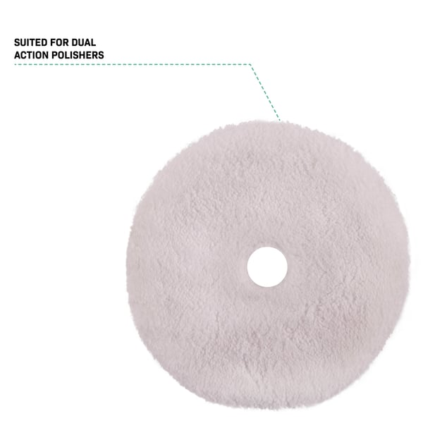 VONROC Polerpuder Ø150mm – Mikrofiber | Til Fin Finish og Glans | Til DA & Rotary Polermaskiner | Universel | Sæt á 3 stk