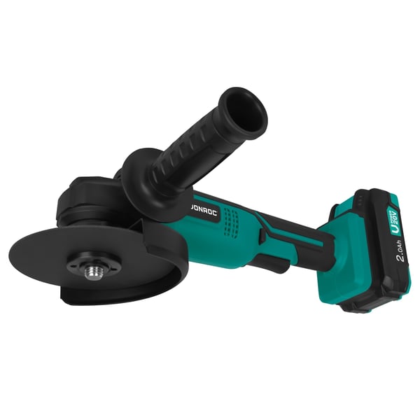 VONROC Vinkelsliber - 20V - Ø125mm | Kompakt & Ledningsfri | Inkl. 2x 2.0Ah akku og oplader