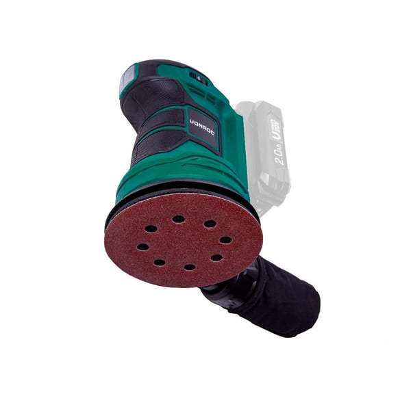 VONROC Excentersliber 20V - Ø125mm slibemaskine| Solo | Ekskl. akku og oplader