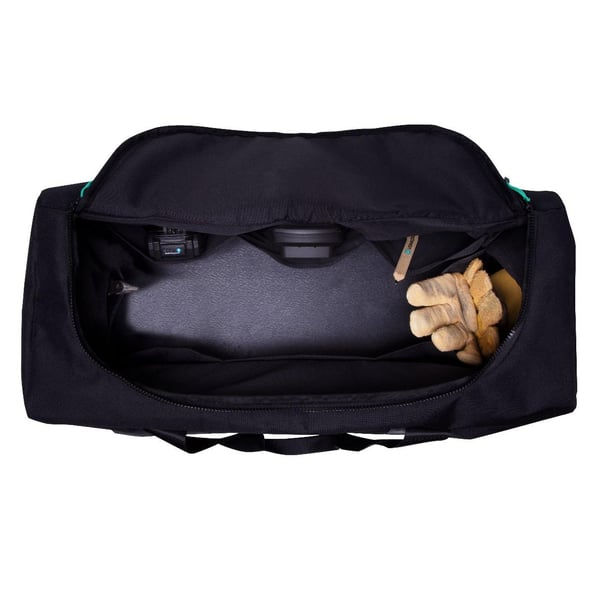 VONROC Værktøjstaske - 60 x 30 x 26 cm - Max 25 kg | Med Skulderrem | 8 Indvendige Rum | Forstærket Bund | Sort