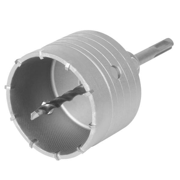 VONROC Hulsav - sæt - 68-82mm - SDS-Plus | Universel | Inh. Opbevaringskuffert, 2 dele.