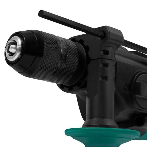 VONROC Borehammer - 1100W | | PRO | Ø13mm metal borehoved - 2 gear | Inkl. Dybdeanslag og sidegreb
