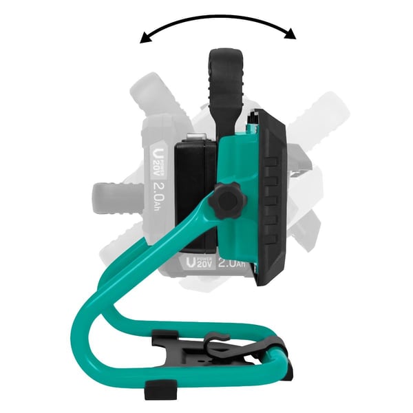 VONROC Arbejdslampe 20V - lygte - LED - 1800 lumen | Solo | Ekskl. akku og oplader