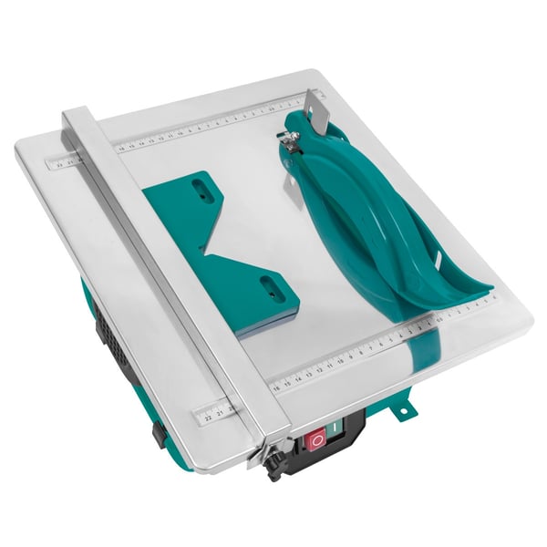 VONROC Flisesav - 600W | 180mm | Vandkølet savklinge | Inkl. Guide - Savklinge og Tilbehør