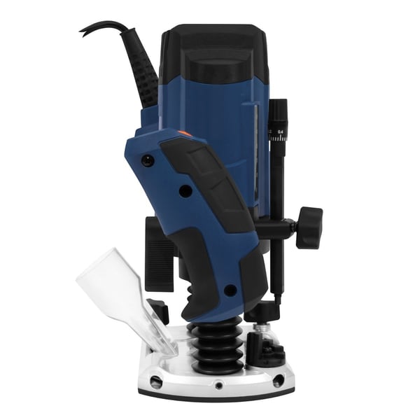 FERM PRM1022 Overfræser 1200W | 6 & 8 mm fræser | 55 mm dybde | 16.000–30.000 o/min | inkl. 3 fræsejern og parallelanslag