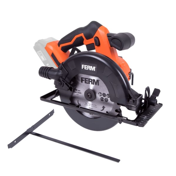 FERM CSM1049 Akku Rundsav 20V | 165mm TCT Blad | AX/FX-Power | Solo | Ekskl. Akku og Lader