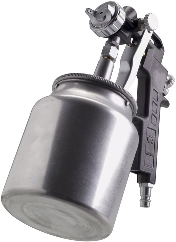 FERM Färgpistol med kopp – Pneumatisk – 750cc