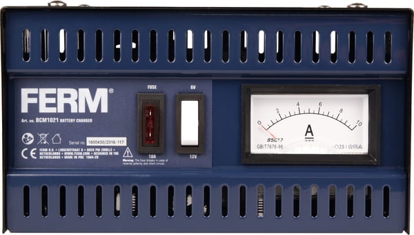 FERM BCM1021 Batterioplader 6V/12V – DIY