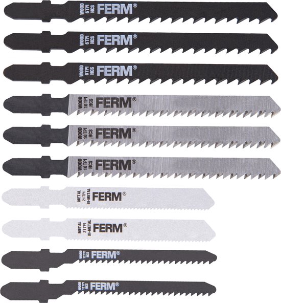 FERM JSA1004 Savklinger – stiksavklinger - 10 stk. - ACC