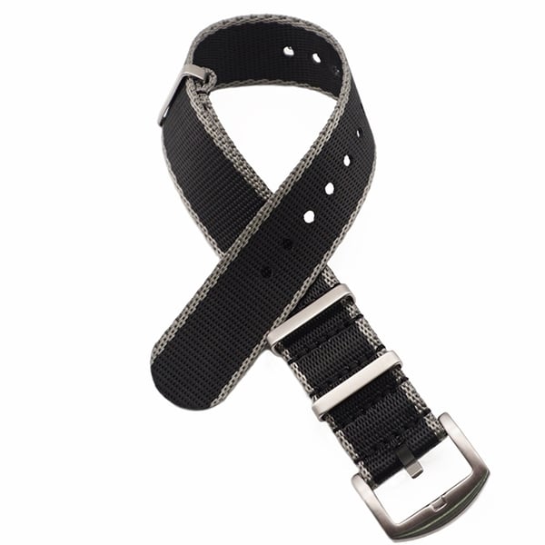 Seatbelt nato sort og gråt