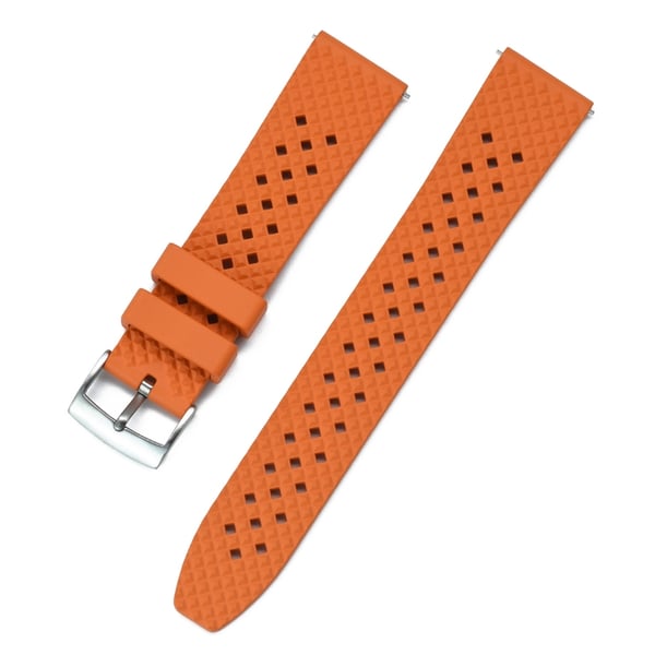 Honeycomb urrem af orange FKM gummi