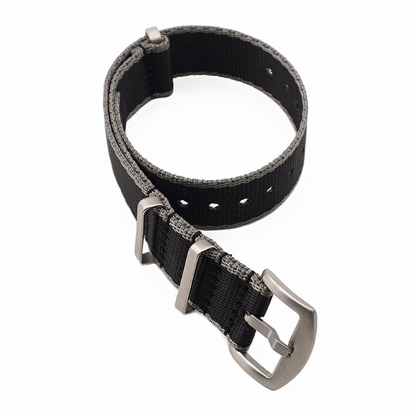 Seatbelt nato sort og gråt