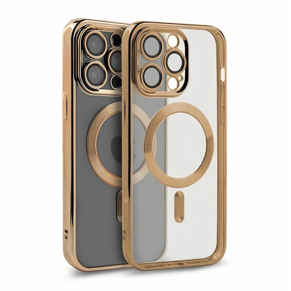 Luxury Mobilskal med Magsafe iPhone 13 Pro Max - Guld
