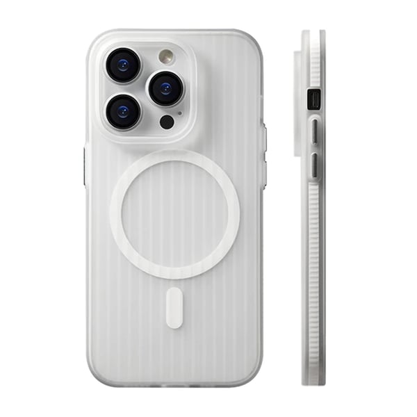 iPhone 13 Pro Max Mobilskal Korrugerad Anti-Halk - Transparent