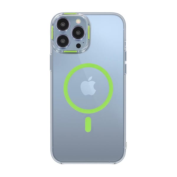 iPhone 13 Pro Max Stöttålig Mobilskal med Magsafe - Grön