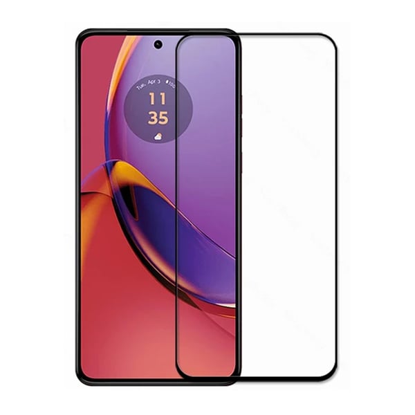 Motorola Moto G23 Skärmskydd Heltäckande - Svart