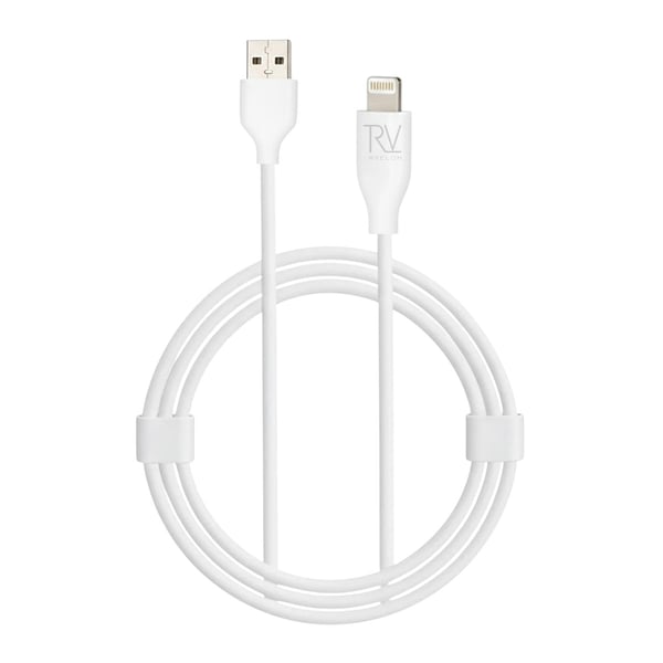 USB A till Lightning MFi Kabel Rvelon - 1 Meter Vit