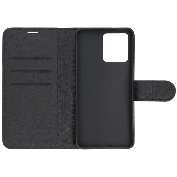 Motorola Moto G84 Plånboksfodral med Stativ - Svart