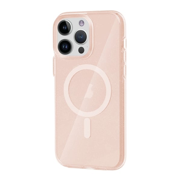 iPhone 15 Pro Max Mobilskal Glitter Magsafe - Guld