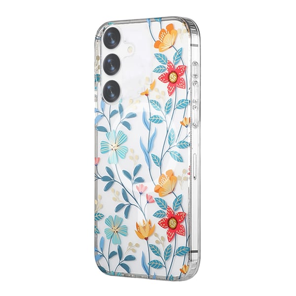 Samsung Galaxy S24 Plus Mobilskal Magnet - Blommor & Kvistar