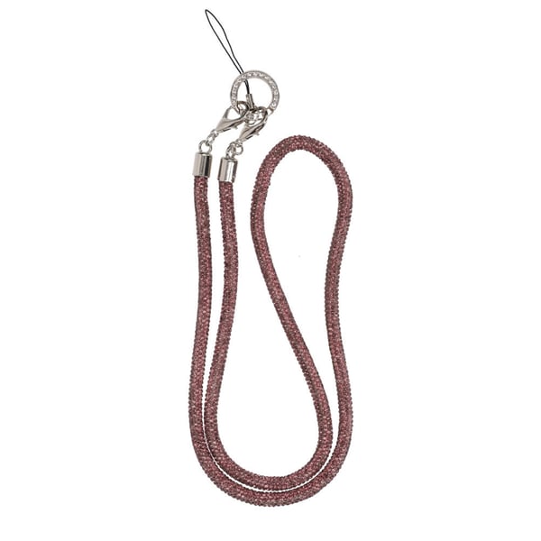 Mobilband Halsband 80cm - Lila glitter