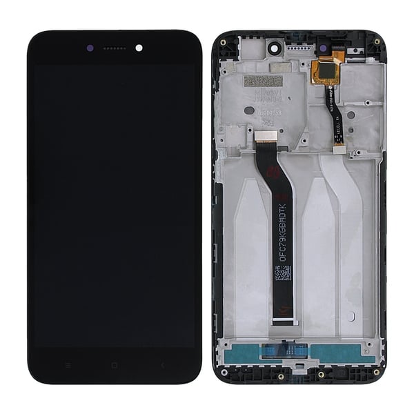 Xiaomi Redmi 5A Komplett Displayenhet Svart (Service Pack)