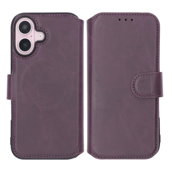 iPhone 16 Plånboksfodral Rvelon - Lila
