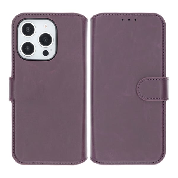 iPhone 16 Pro Plånboksfodral Magnet Rvelon - Lila