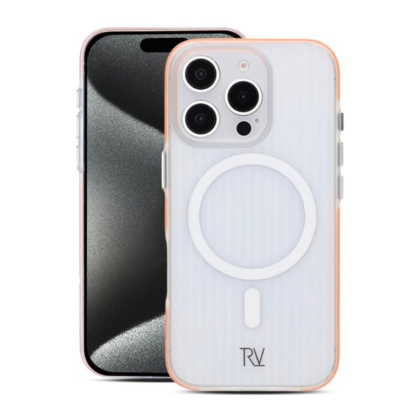 iPhone 16 Pro Max Mobilskal Korrugerad Magsafe Rvelon - Orange