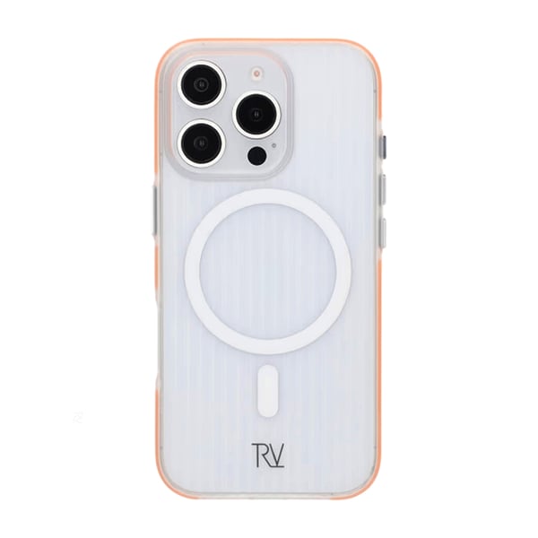 iPhone 16 Pro Max Mobilskal Korrugerad Magsafe Rvelon - Orange