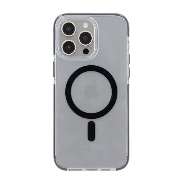 iPhone 15 Pro Max Mobilskal Magnet Dubbelskydd - Svart